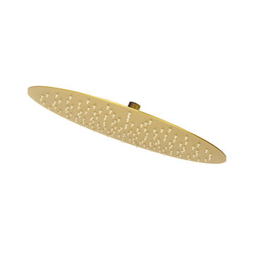 Devario Premio Shower Head Round 400mmS/S - Brushed Gold