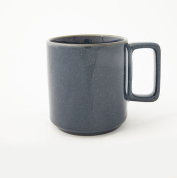 OMADA Flat Stackable Blue Mug Set of 4