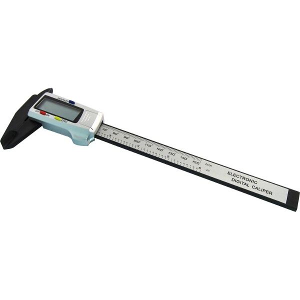 Vernier Carbon Fibre 150Mm Metric / Inch Digital 0.01Mm Acc.
