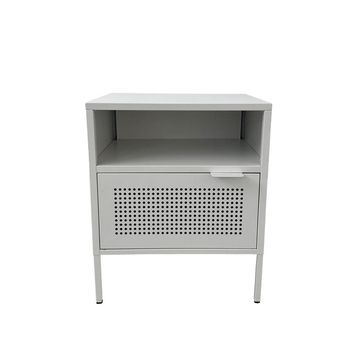 LUIGI BEDSIDE TABLE PEDESTAL OPSTUNI WHITE