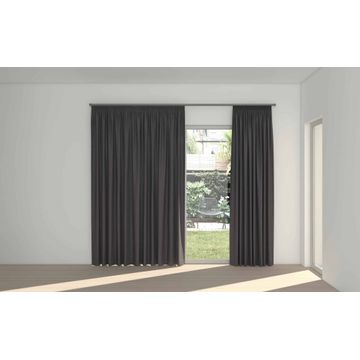 Stuart Graham Midnight Taped Curtains – Charcoal 260cm (W) x 250cm (Drop)