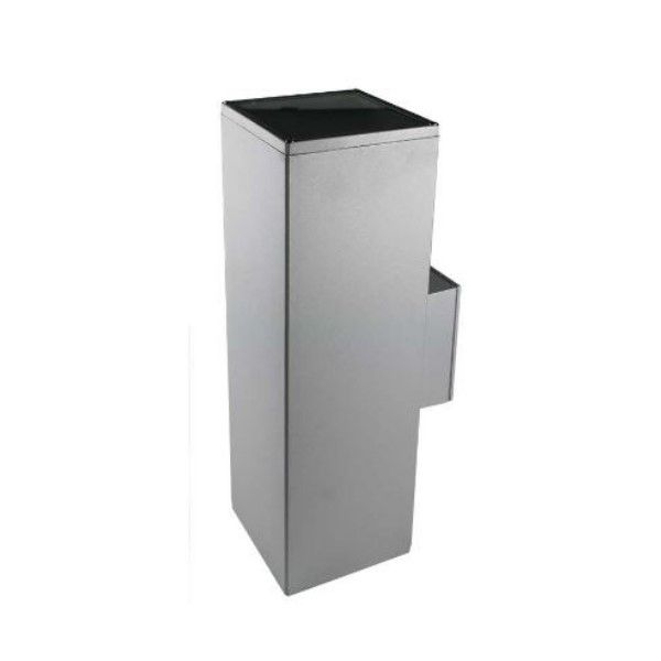 Aluminium Wall Mount Light E27 IP44 120x185x400mm