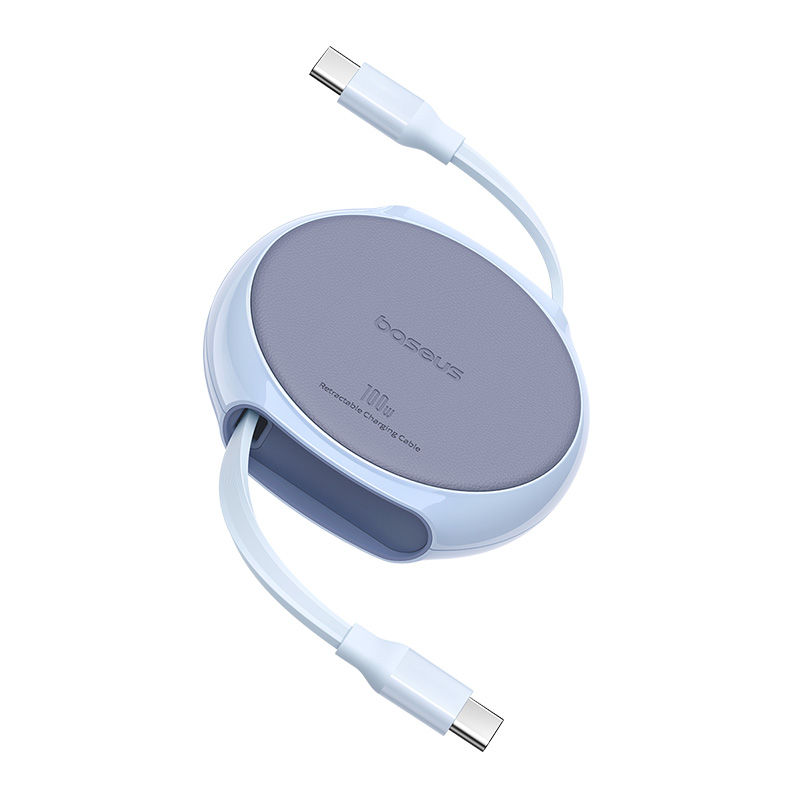 Baseus Pathfinder Series Free2Draw Fast Charging Data Cable Type C to Type C 100W 1m - Galaxy Blue
