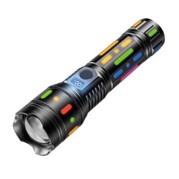 WaterProof and ShockProof Multi Purpose Rechargeable Torch and Spotlight with Powerbank