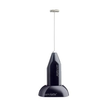 Black Aerolatte Milk Frother with Stand