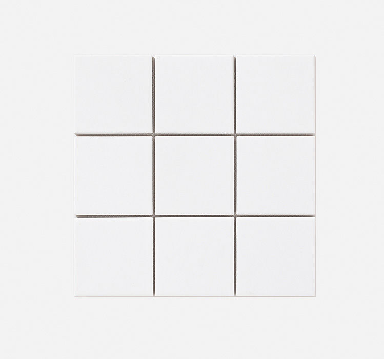 Mosaic Porcelain - White - 97mm Square - 300x300 (per sheet)