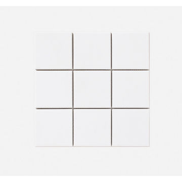 Mosaic Porcelain - White - 97mm Square - 300x300 (per sheet)