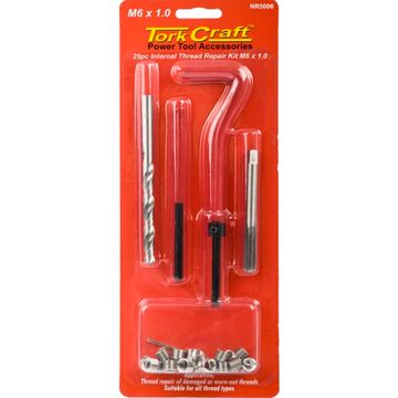 Thread Repair Kit 29Pc M6 X 1.0 X 1.5D Internal Thread Carded