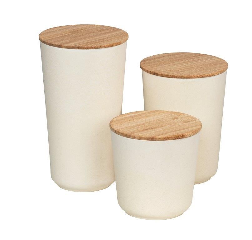 WENKO - 3PC BONDY AIRTIGHT STORAGE JAR VALUE BUNDLE (500ml / 700ml 950ml)