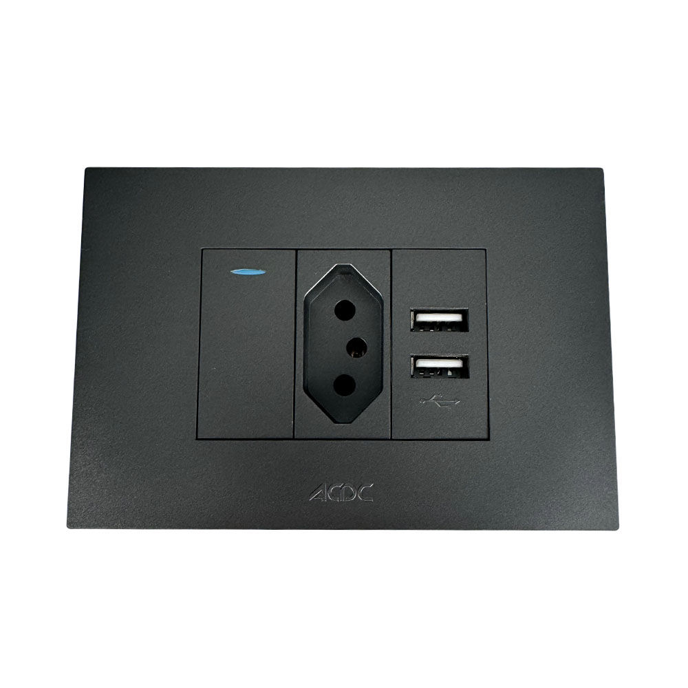 ACDC - Orion N-Type Socket With Switch And USB Outlet