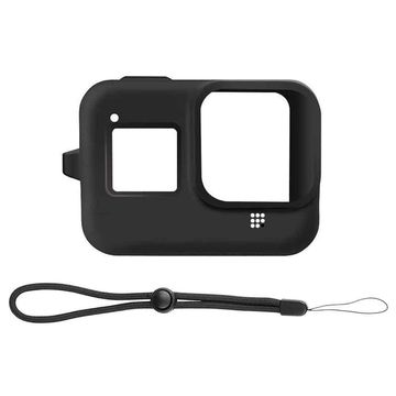 Action Mounts Dustproof and Drop resistant GoPro 8 Silicone Case with hand strap