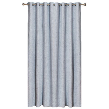 Matoc Designs Readymade Curtain - Blackout Light Blue - Eyelet - 140cm W x 233cm H