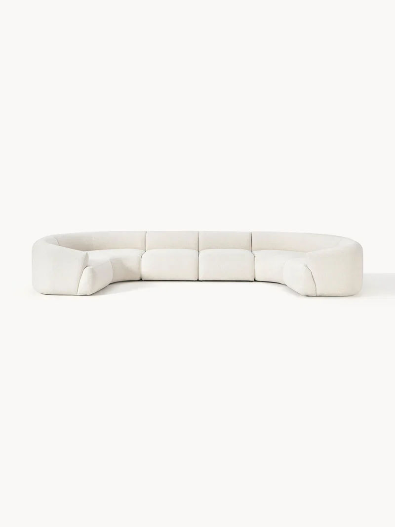 White - Aurora Modular Double Corner Sofa