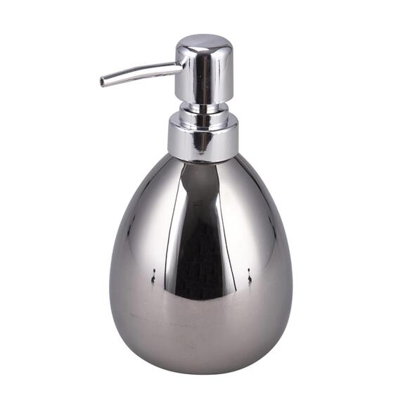 Soap dispenser ceramic SENSEA Legend shiny chromed
