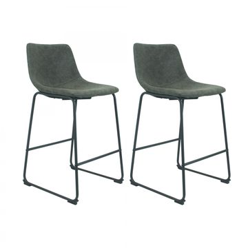 Everfurn Pack of 2 Opal Large Barstool