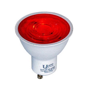 United Electrical Downlight Led Gu10 Red 7 W
