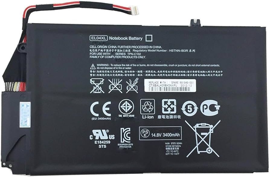 Reliable,long-lasting Vibrant battery HP Envy TouchSmart 4-1000(P/N EL04XL 681949-001)