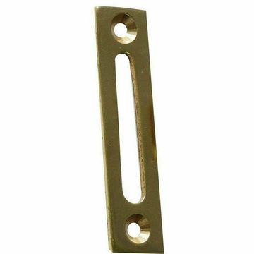 Solid brass striker for wooden window handles