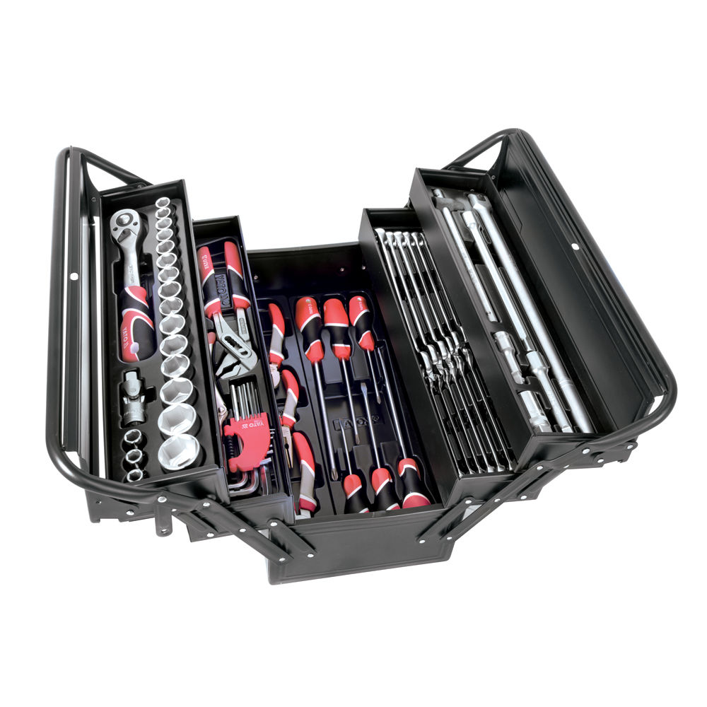 64 PC CANTILEVER TOOL BOX WITH TOOLS