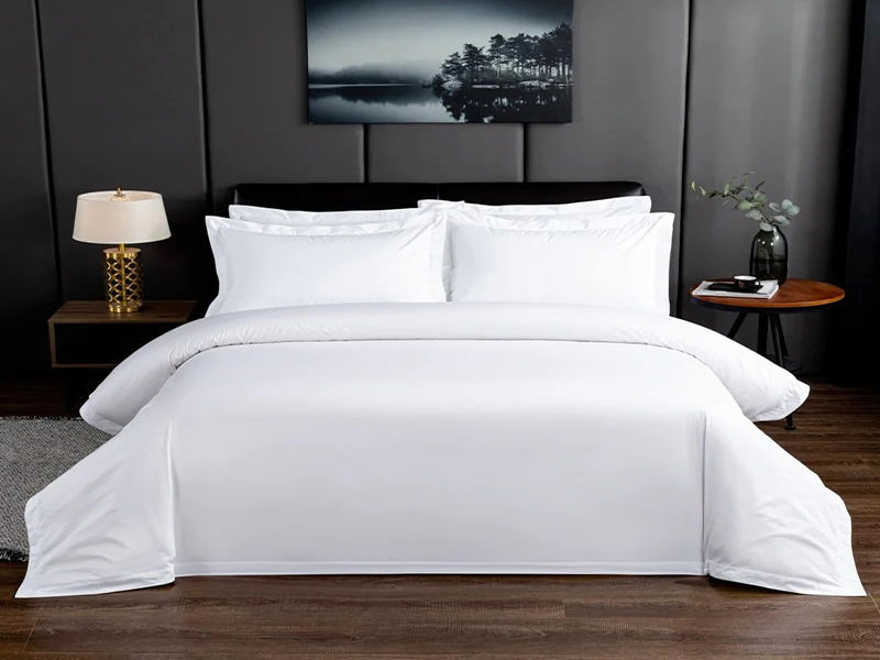 Rey's Fine Linen - Hotel Collection - Oxford Duvet Cover Set - (06 Sets) - Super King - Smoked Pearl