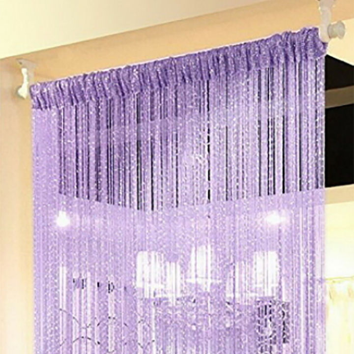 Matoc String Curtain - Purple with silver specks (2pack)