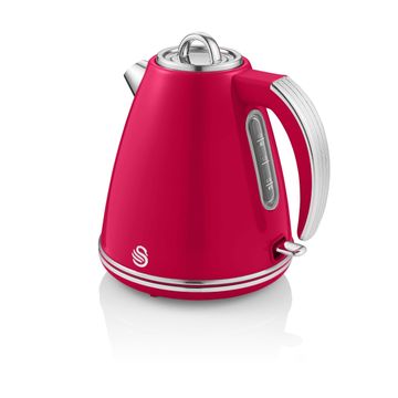 Swan 1.5 Litre Red Retro Jug Kettle-SRK15R