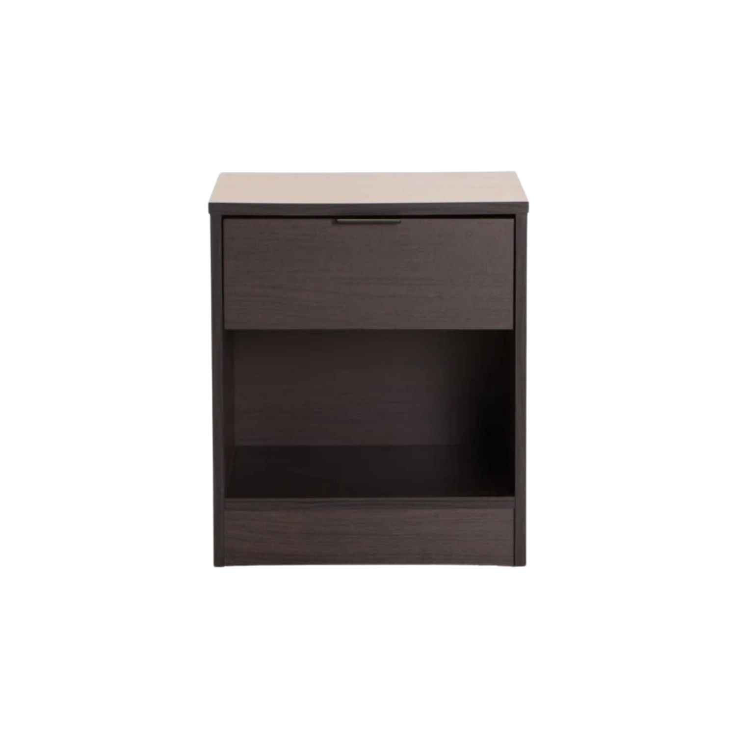 1 Drawer Pedestal Bedside Table - Wenge