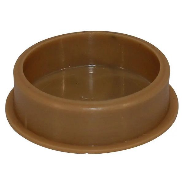Hinge Cover Cap, 35mm, Plastic, Oak (100 Pack)BY WOODLY