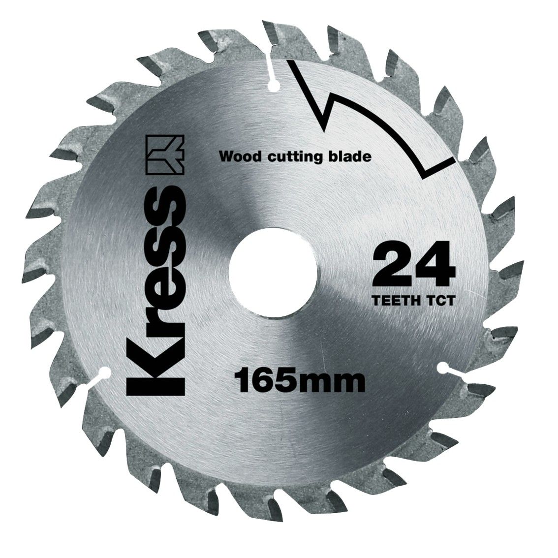 KRESS Circular Saw TCT Blade 165mm 24T 8500rpm