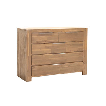 Vividitto - Pokey 5 Drawer Dresk - Light Oak