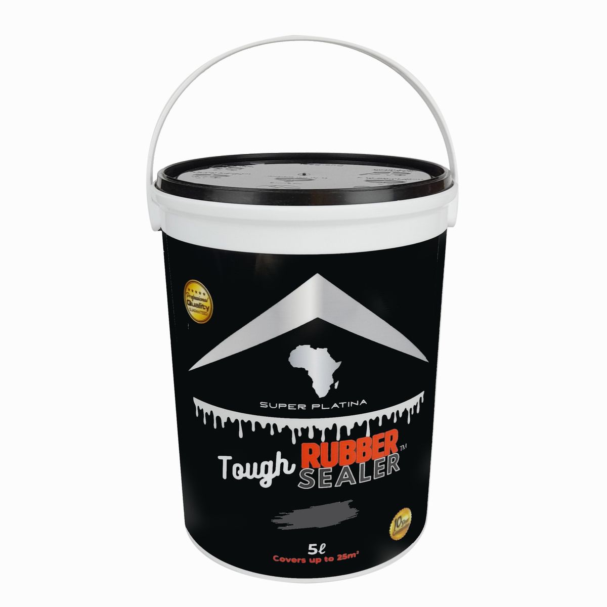 ToughSealer - Rubber Sealer 5L - Liquid Rubber Waterproof Your Roof - Dark Grey