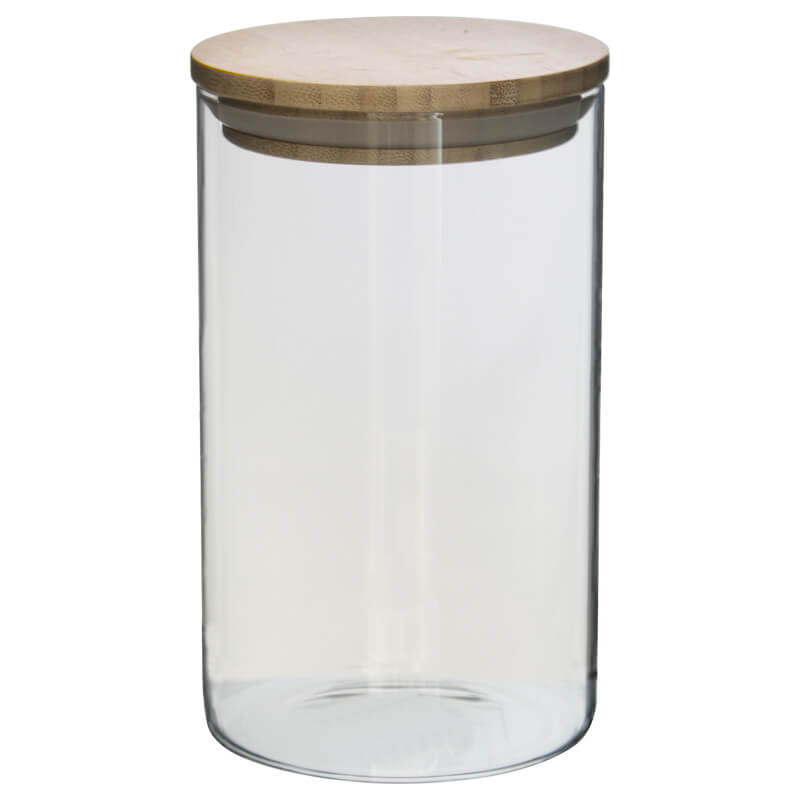 Extra Large Glass Storage Jar 23X10CM 1400ML-set of 2