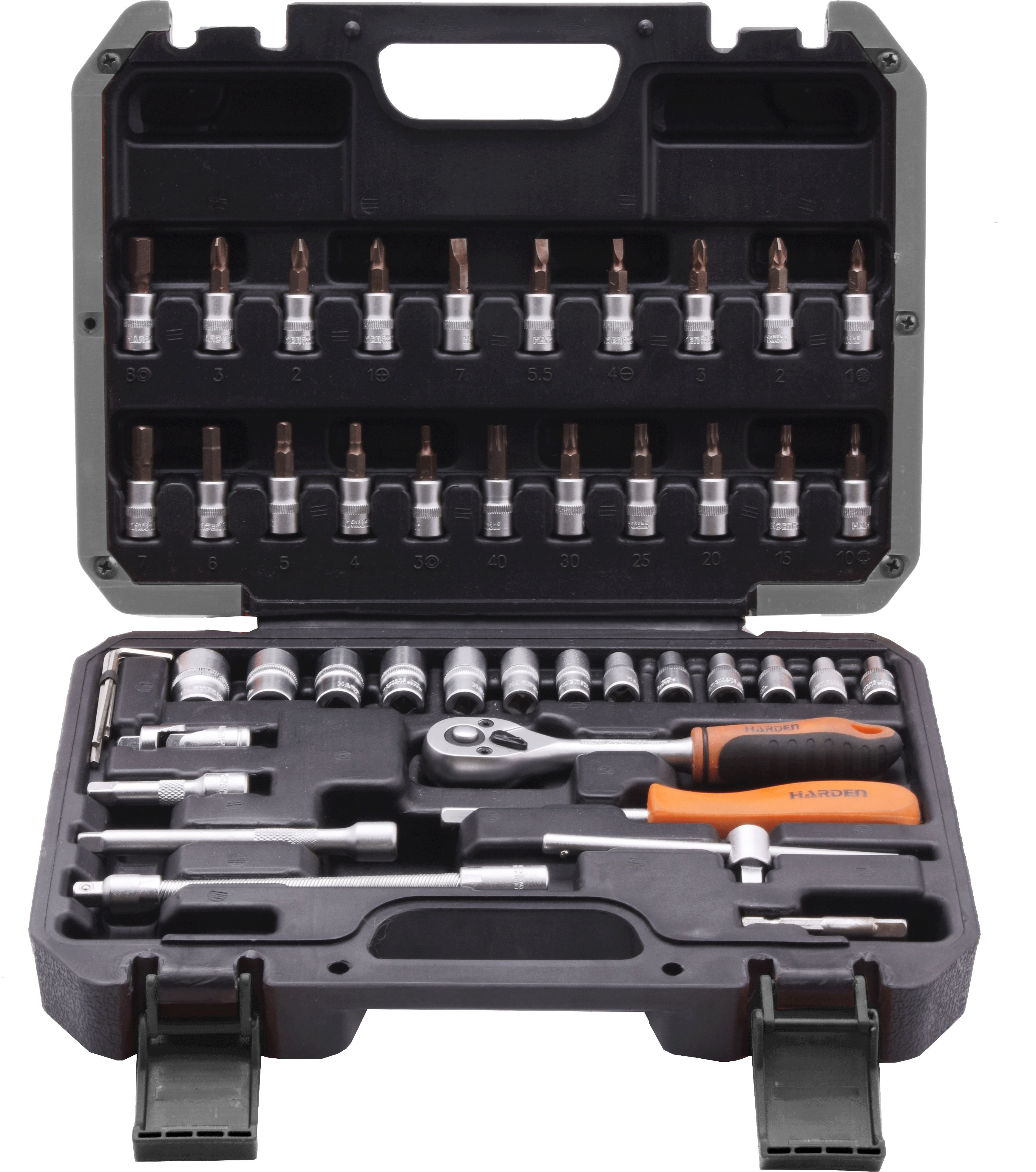 HARDEN 46 Piece ¼” Drive Socket Set