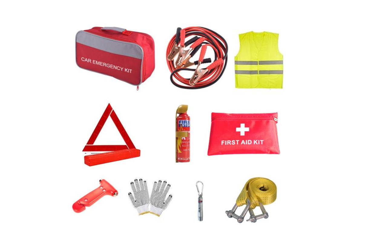 10 Piece Car Emergency Kit