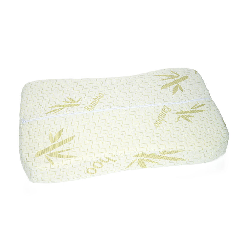 HouzeComfort Bamboo Contour Pillow with Soft Case & Neck Support