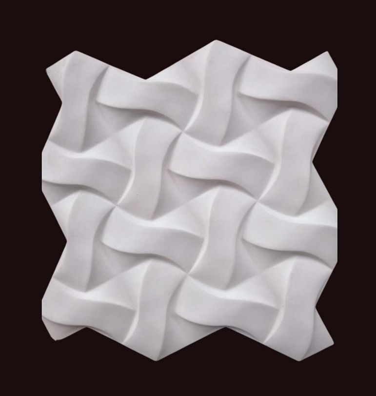 Spiral Rug 3D Wall Panel 500x500x25mm Set of 4