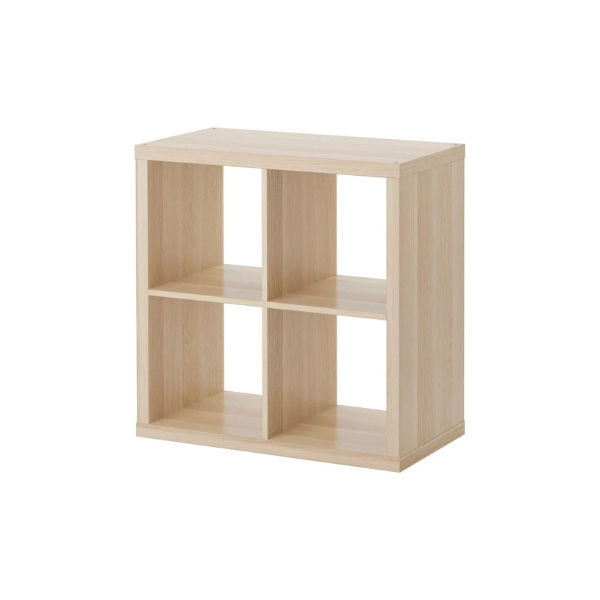 KALLAX 2x2, 77x77cm, White stained oak effect