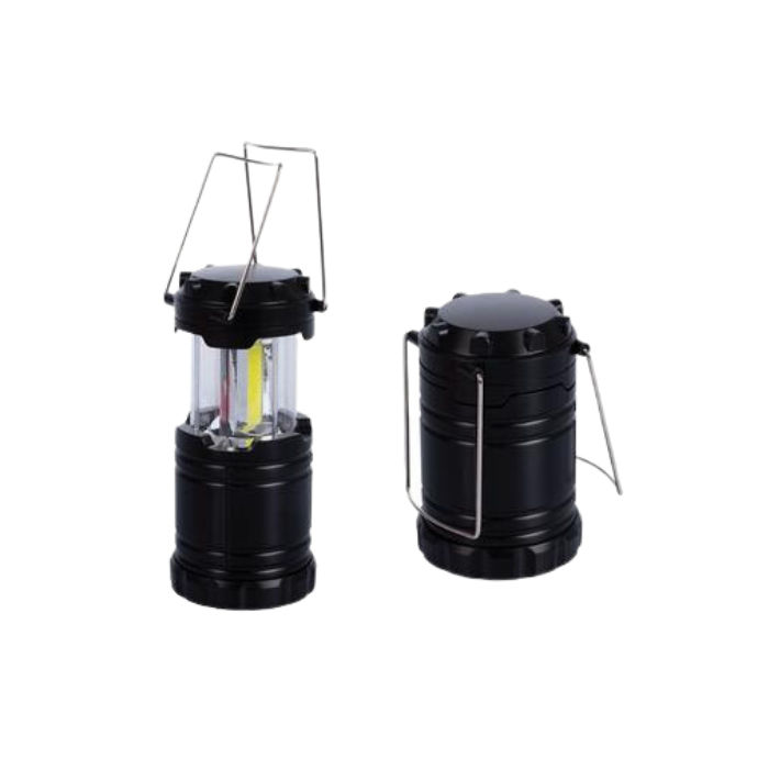 Pop Up Cob Lantern - Uses 3 X AAA Batteries