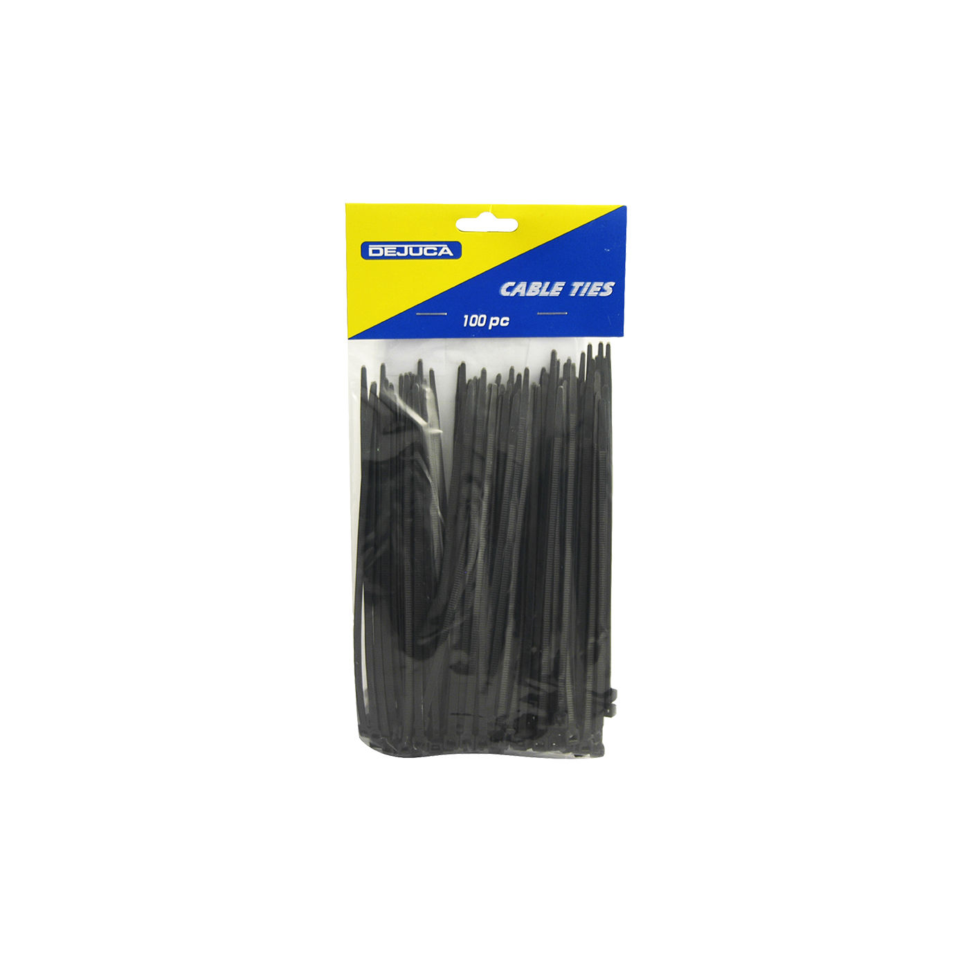 Dejuca - Cable Ties - Black - 150mm X 3.6mm - 100/pkt - 10 Pack