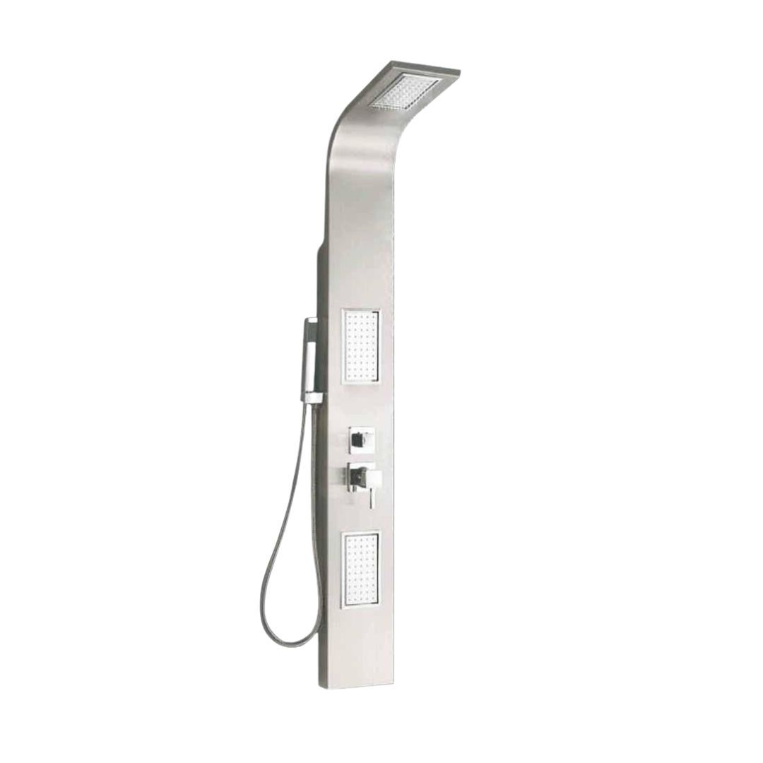 SHOWER PANEL CURV - 1400 X 200M - MATT CHROME