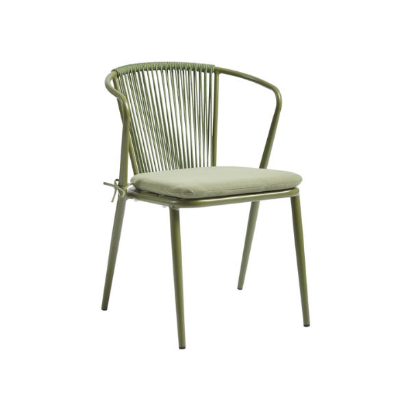 Chair Crazy Kendal Chair AluminiumRope - Army Green