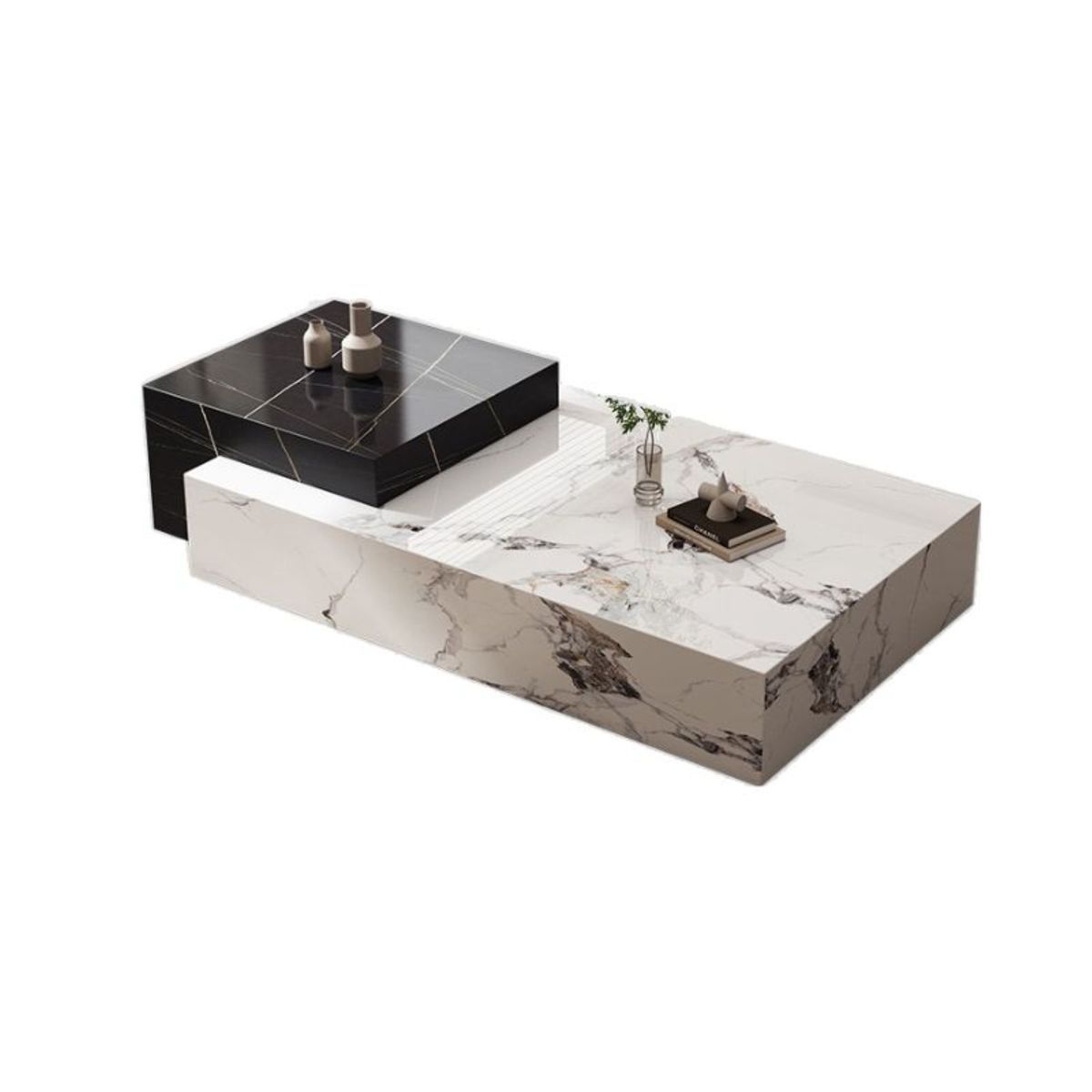 LBM FURN- Zayne Marble Modern Coffee Table