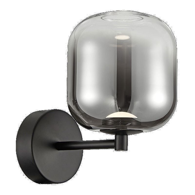 230v 4W LED Misty Morning Wall Light Smoke