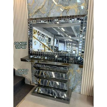 Prestige Home - Trelly Console Table and Mirror Set