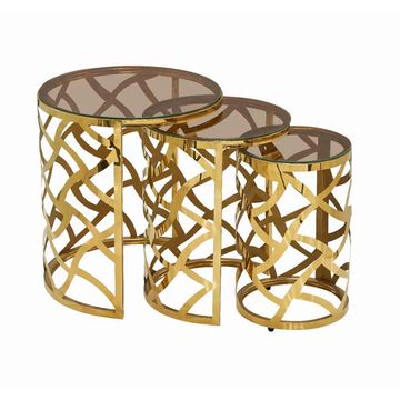 Asher Nesting tables swirl shape
