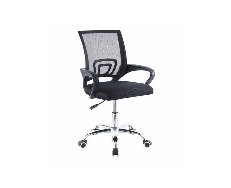 Office Chair Ergonomic Computer Chair Home Armchair Task Study Typist Chair Black