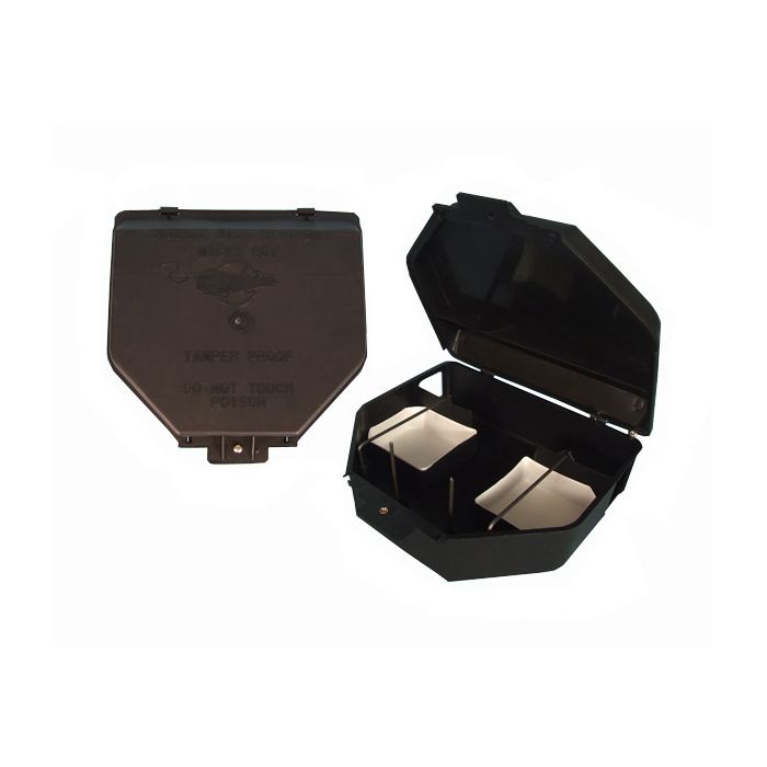Electro Micki Rodent Bait Station - Black (Bulk Pack of 2)