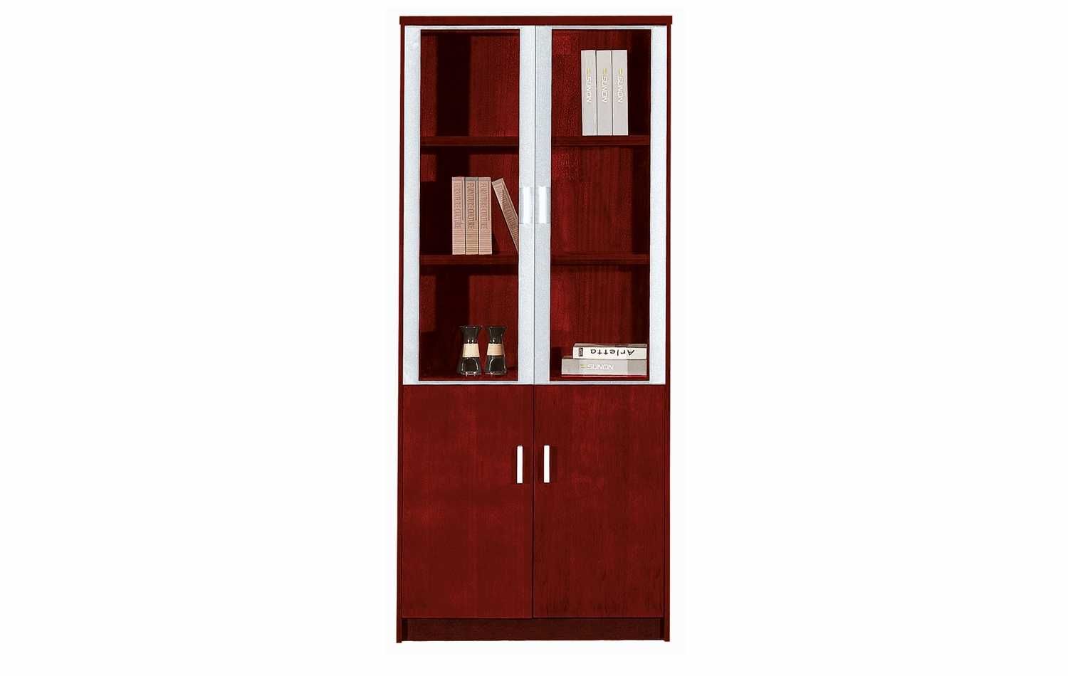 MaqelepoFurn - Aluminium Wall Unit With Glass Framed Doors
