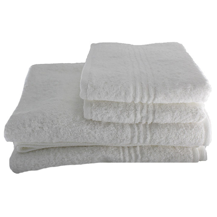 Glodina Black Label Luxury Marathon Snag Proof 550gsm -2 HandTowels, 2 BathSheets -White