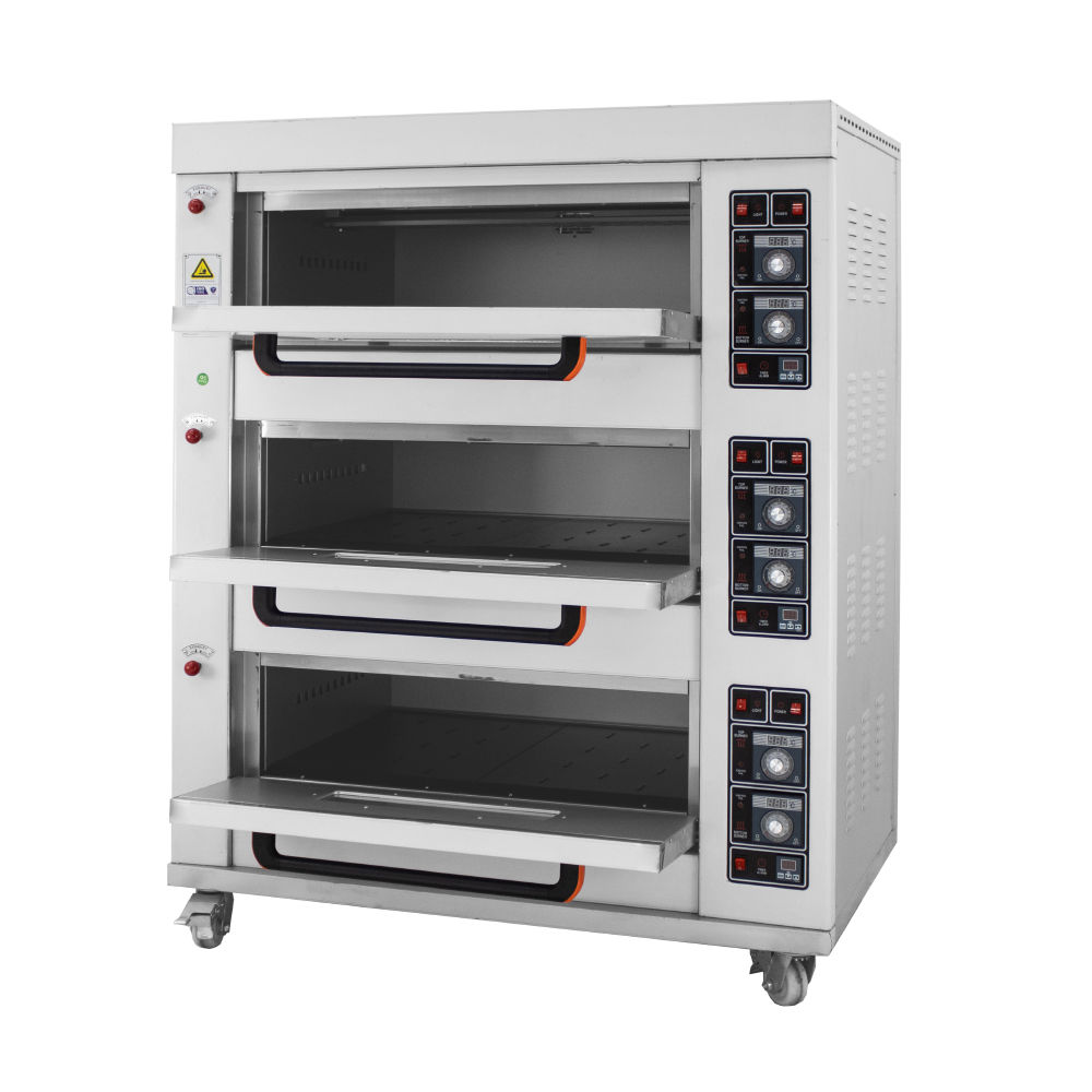 Deck Oven Gas - 3 Deck / 2 Trays Per Deck
